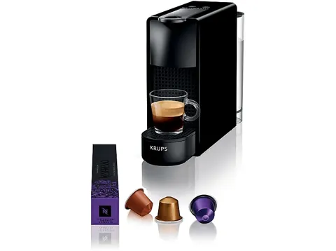 MACCHINA CAFFÈ CAPSULE KRUPS Essenza Mini XN1108K, Compatibile con Capsule Nespresso, Pressione pompa 19 bar, Potenza 1310 W, Serbatoio acqua 0,6 l, Disattivazione automatica, nero