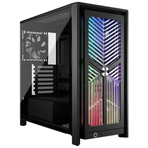 Torre Corsair FRAME 4000X RS Negra ARGB Vidrio Templado Modular ATX