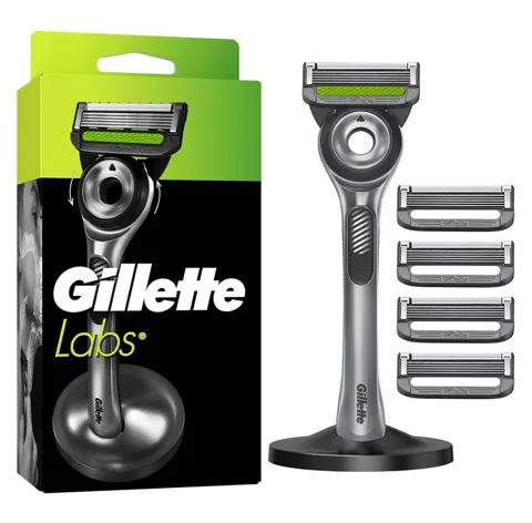 Gillette Labs Razor 5 blades + Stand Silver