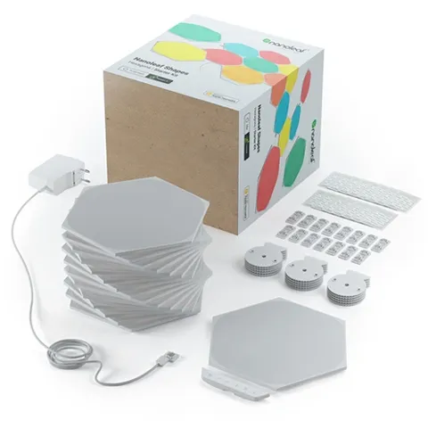 Nanoleaf Panneaux lumineux hexagones Starter Kit (15 Panneaux)