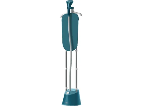 Plancha de vapor vertical - Philips STE1040/20,  1800 W, 1.8 l, Vapor continuo 36 g/min , Calentamiento 45s,  3 posiciones de vapor, Pavone Azul