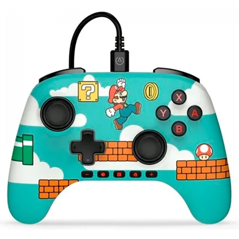 Gamepad PowerA Mario Time! Avanzado Wired Para Nintendo Switch 2