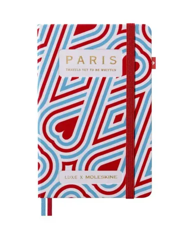 Cuaderno pocket Luxe city París Moleskine multicolor