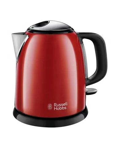 Hervidor Russell Hobbs Mini Colours Plus con capacidad de 1 litro - Rojo