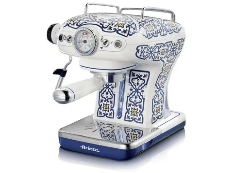 MACCHINA CAFFÈ ESPRESSO ARIETE ESPRESSO CAPRI, Compatibile con Macinato e Cialde, Pressione pompa 15 bar, Potenza 850 W, Serbatoio acqua 0,9 l, MULTICOLORE