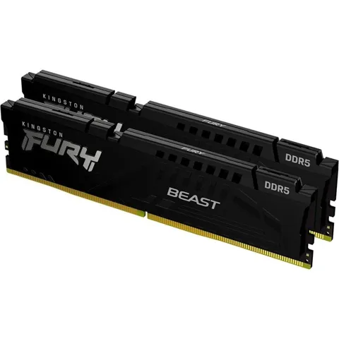 Memoria DDR5 Kingston Fury Beast 16GB 2x8GB 6000MHz CL36 EXPO-XMP Negro