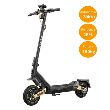 NAVEE ST5 Pro Monopattino elttrico, Potenza max 1350W, Autonomia 75km, IPX6, Portata max 150kg, Sospensioni doppie, Frenata tripla, Display TFT