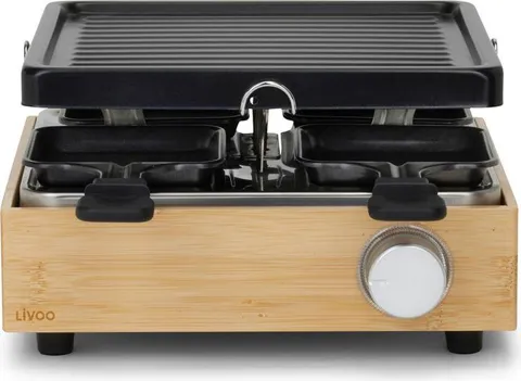 Livoo Appareil à raclette 4 personnes