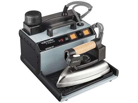 FERRO A CALDAIA POLTI Vaporella 2H Professional, Potenza 1750 W, Potenza pompa 3 bar, Vapore continuo fino a  80 g/min, Capacità serbatoio 1,3 l, Piastra in Piastra in alluminio