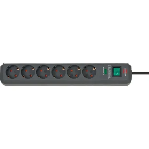 Regleta Eco-Line de 6 tomas