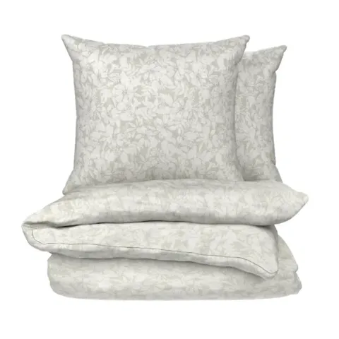 Parure de lit 260x240 cm Vert 100% Coton Housse de Couette + 2 Taies d'Oreiller 65x65 cm TEX HOME