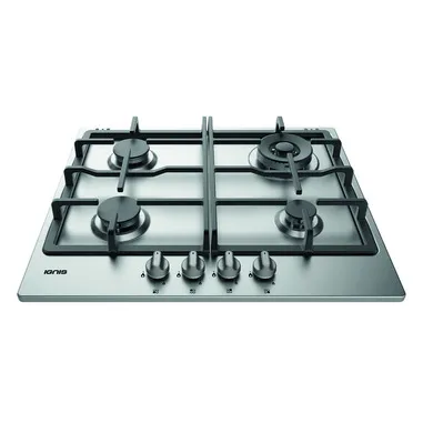 Ignis THK 641 W/IX/N IT Acciaio inox Da incasso 60 cm Gas 4 Fornello(i) Made in Italy